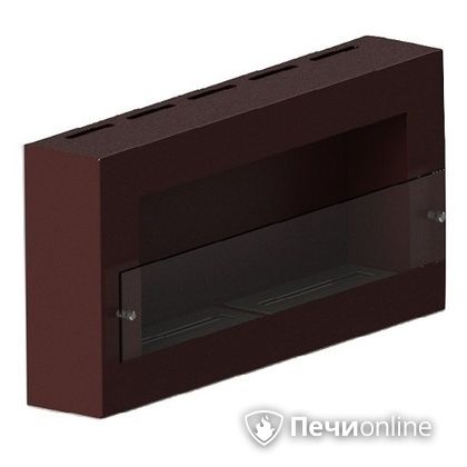 Биокамин ЭкоЛайф Window Fat II Glass black burgundy Арома в Чусовом